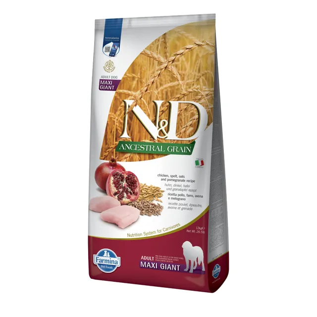 Farmina N&D Ancestral Grain Pollo Adult Giant Maxi crocchette 12 kg
