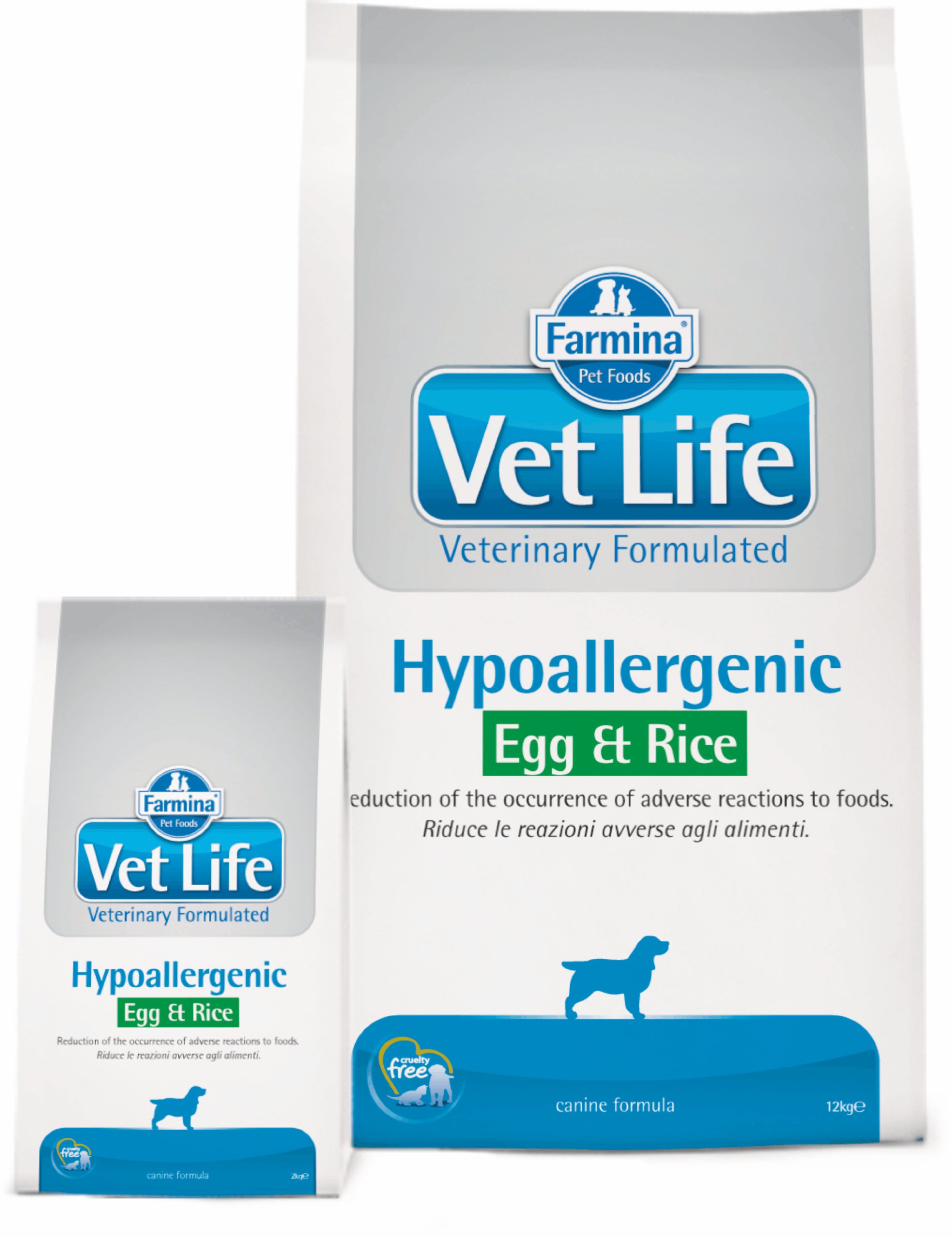 Farmina Vet Life Hypoallergenic crocchette cane Pesce Riso 12kg