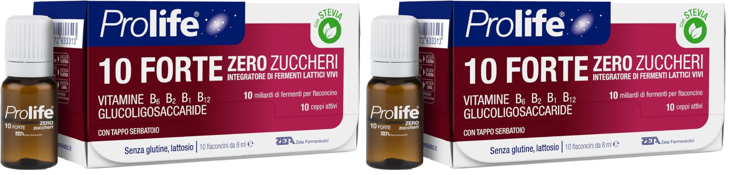 Prolife 10 Forte senza zucchero fermenti lattici 80 ml