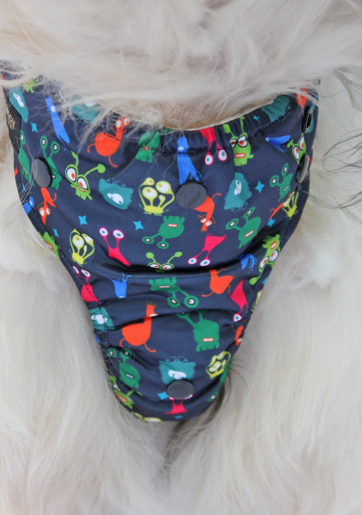 Glenndarcy Adjustable Male Dog Pants pannolino nero M lungo