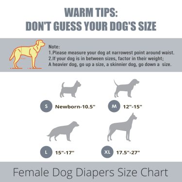 Wegreeco Dog Diapers Mutandine Cane Femmina 3 Pezzi