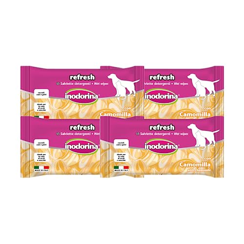 Inodorina Refresh Salviette Occhi Orecchie Camomilla 60pz