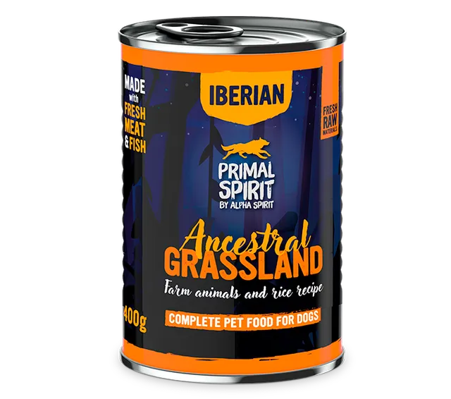 Primal Spirit Ancestral Grassland paté cani maiale