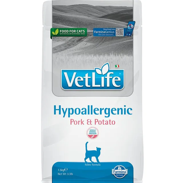 Farmina Vet Life Hypoallergenic Maiale Gatto crocchette 400 g