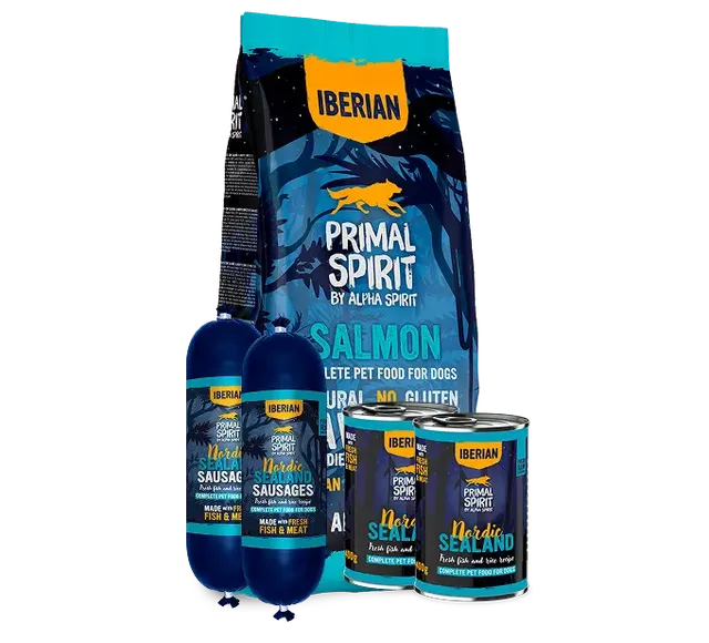 Primal Spirit Packs Iberian Salmon cibo cani salmone