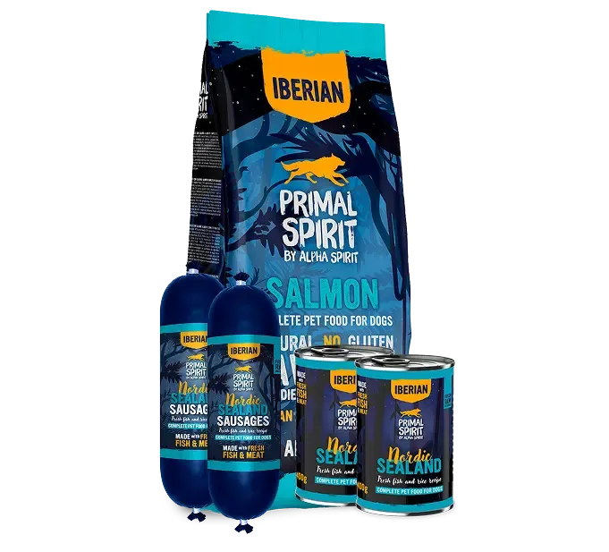Primal Spirit Packs Iberian Salmon cibo cani salmone