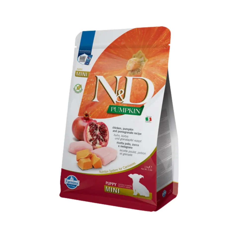 Farmina N&D Pumpkin Puppy crocchette cane mini pollo 2,5 kg