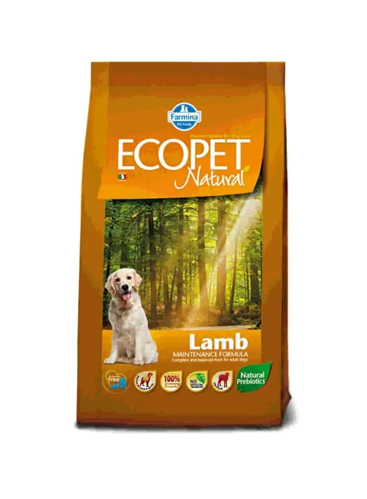 Farmina Ecopet Natural Agnello crocchette cane 12kg