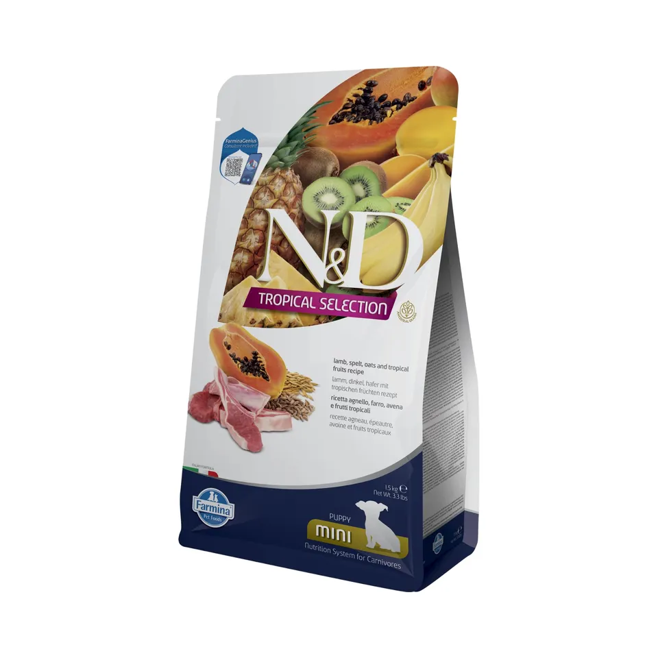 Farmina N&D Tropical Agnello Crocchette Puppy Mini 1,5kg