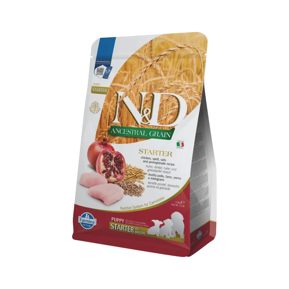 Farmina N&D Ancestral pollo melograno crocchette cane puppy 2,5 kg