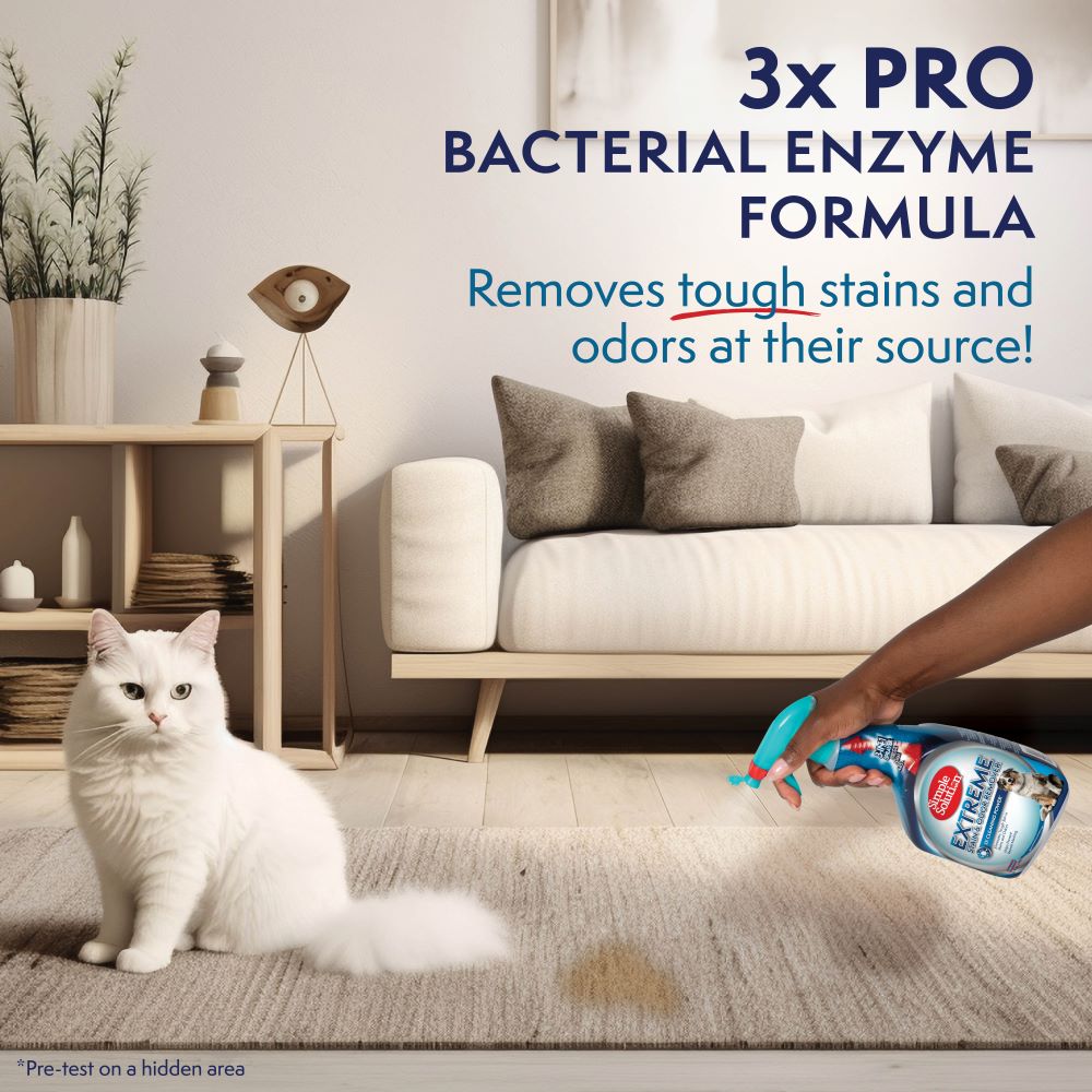 Simple Solution Extreme Smacchiatore Forte 946ml Cane Gatto