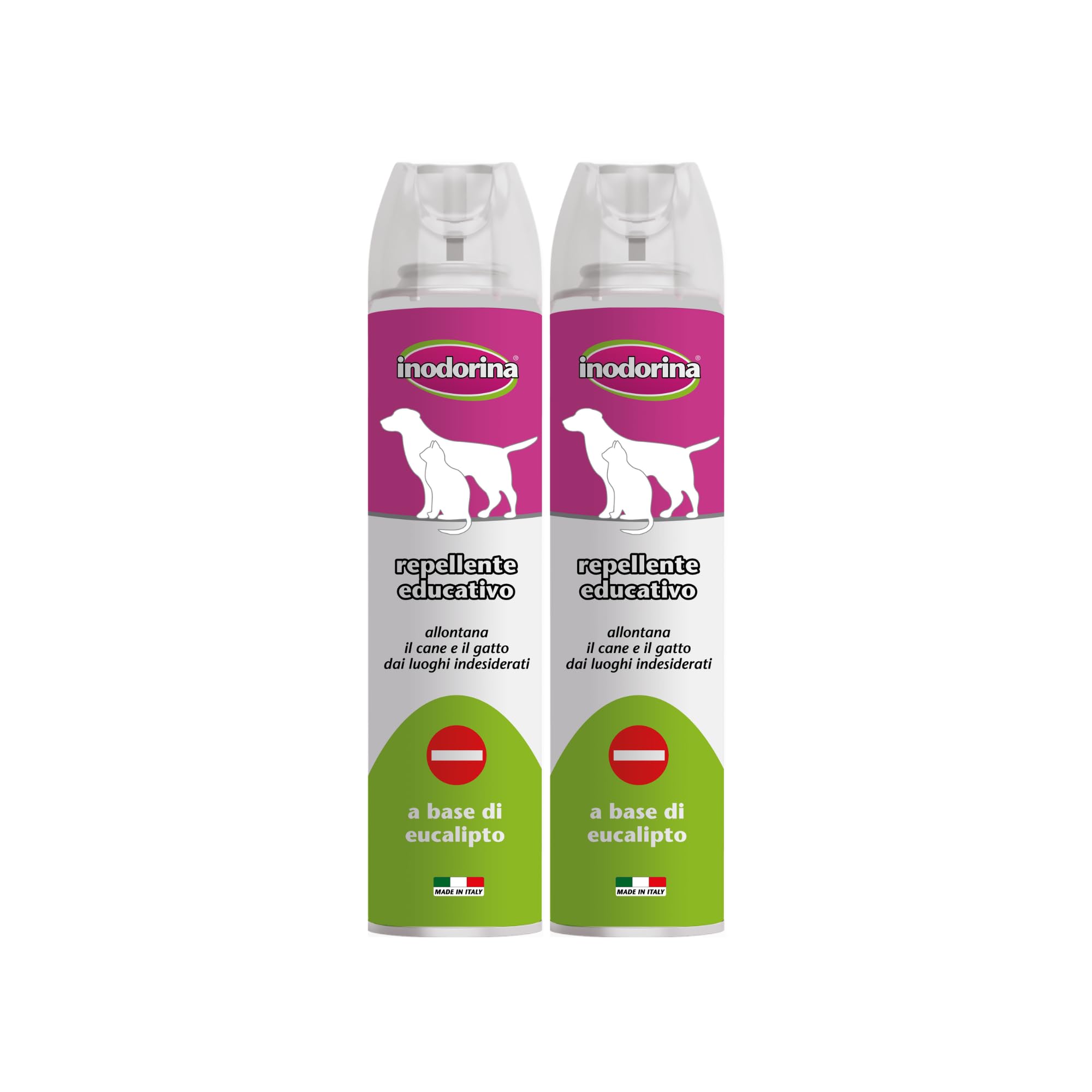 Inodorina Casa Spray Attrattivo Educativo Cuccioli Gattini 2x300ml