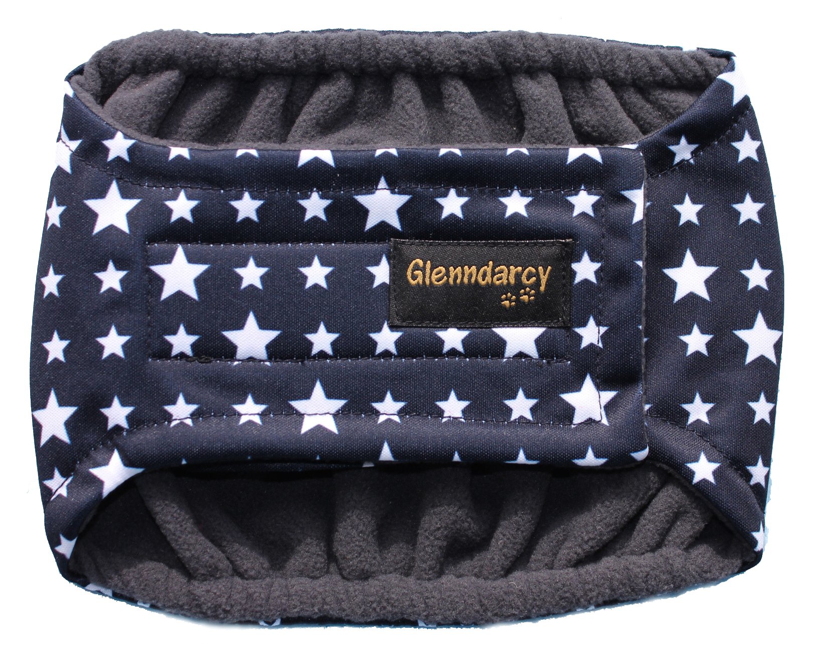 Glenndarcy Dog Belly Bands fascia M Long stelle blu