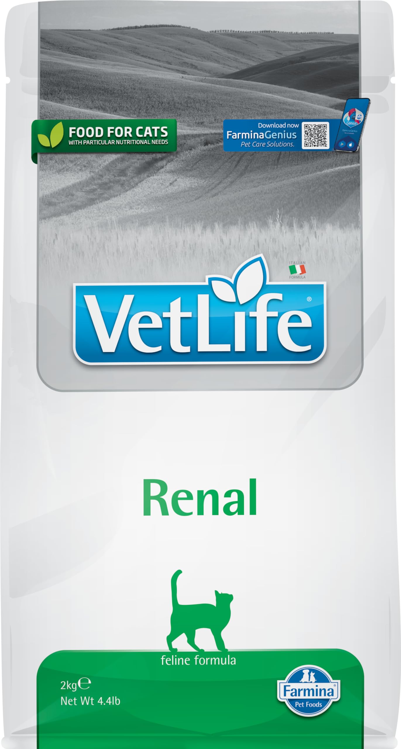 Farmina Vet Life Renal Crocchette Dietetiche Gatto 2 kg