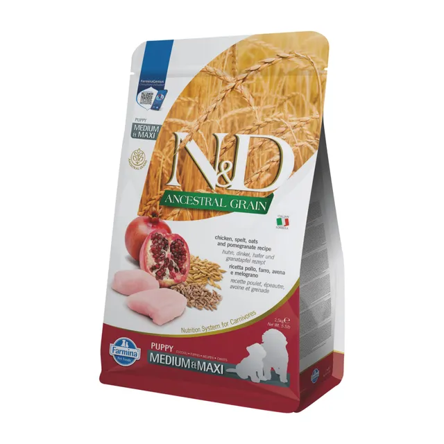 Farmina Ancestral Grain pollo melograno puppy medium 2,5 kg