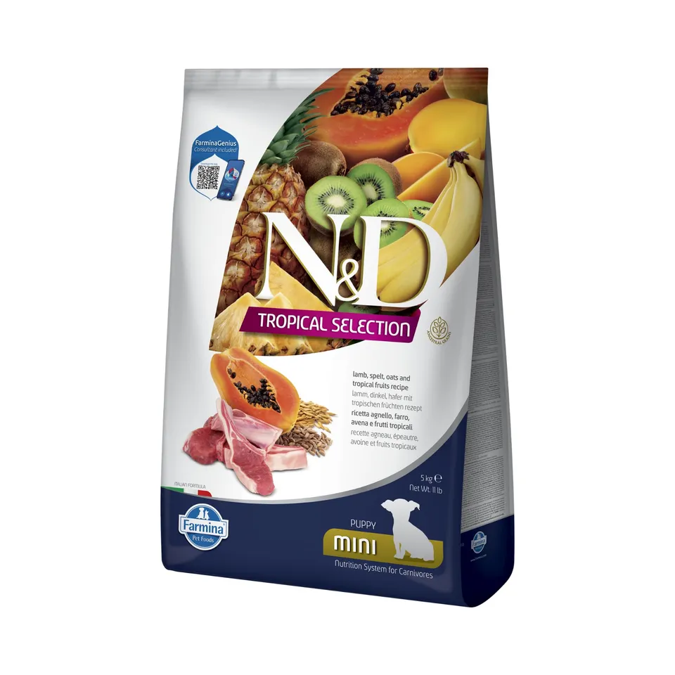 Farmina N&D Tropical Selection Puppy Mini crocchette agnello 5 kg