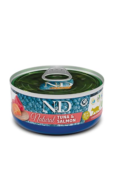 Farmina N&D Natural Tonno Salmone umido gatto 24x70g