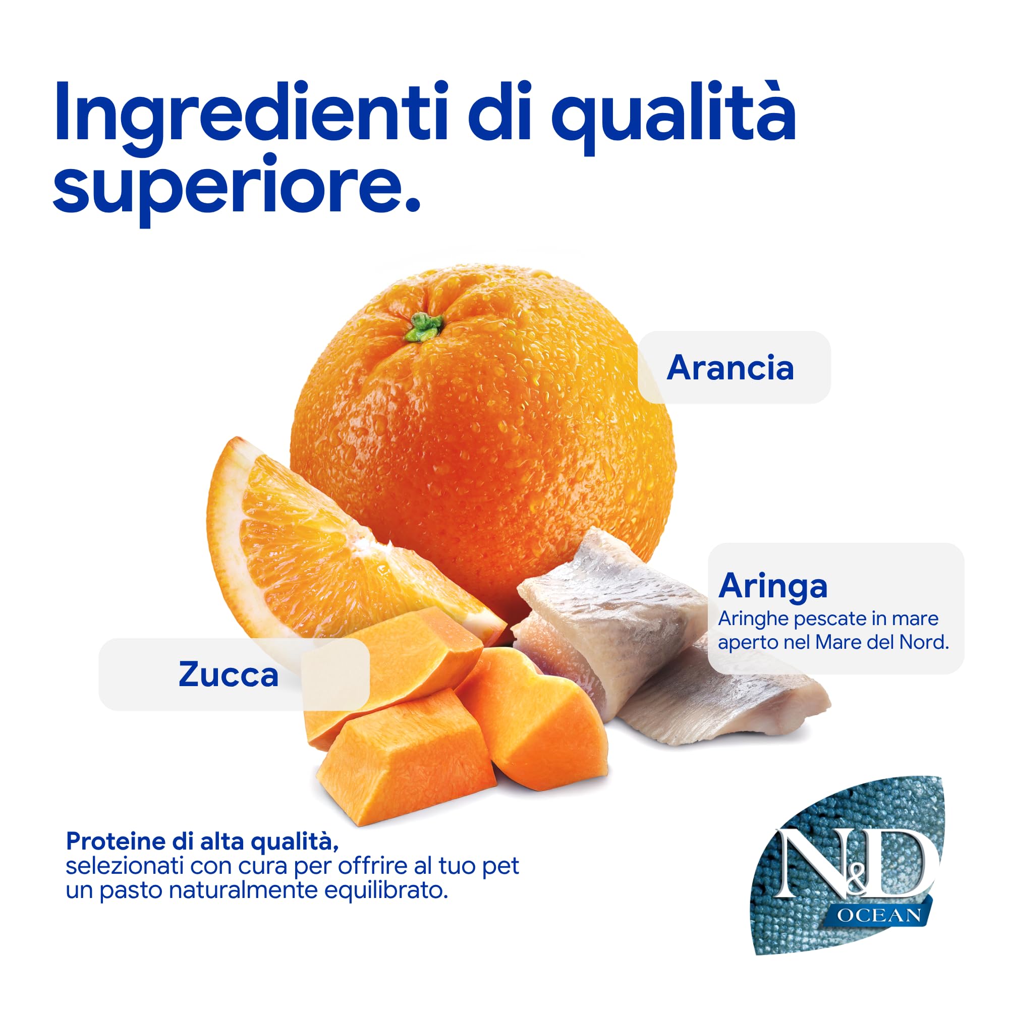 Farmina N&D Ocean aringa gatto adult 300g zucca