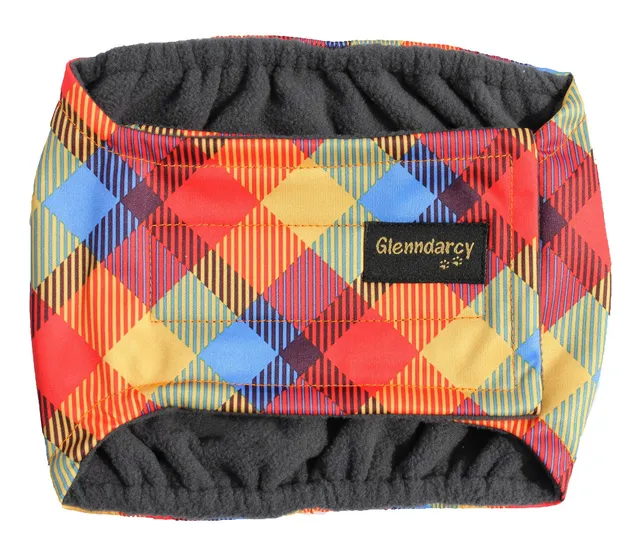 Glenndarcy Dog Belly Bands Fascia Pancia Cane Maschio Arcobaleno Lavabile