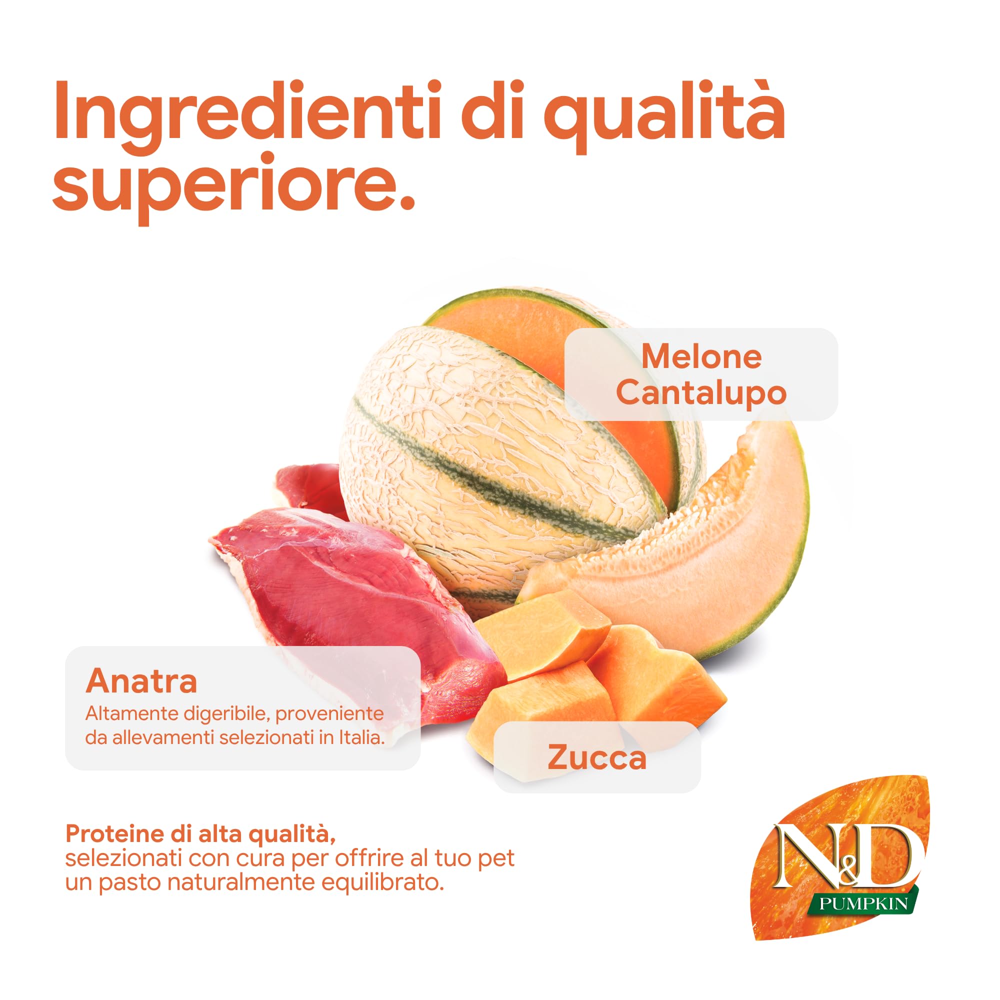 Farmina N&D Pumpkin Anatra e Melone Crocchette Gatto Adulto 1,5 kg
