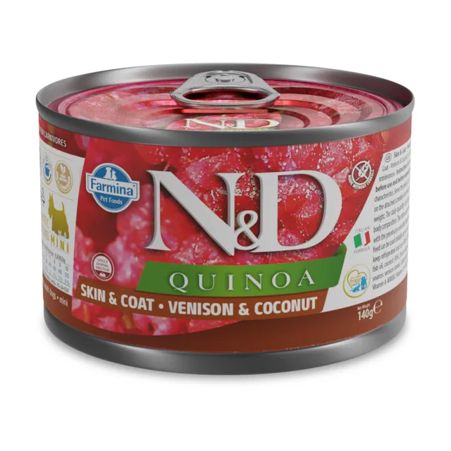 Farmina N&D Quinoa Venison cibo secco cane mini al cervo