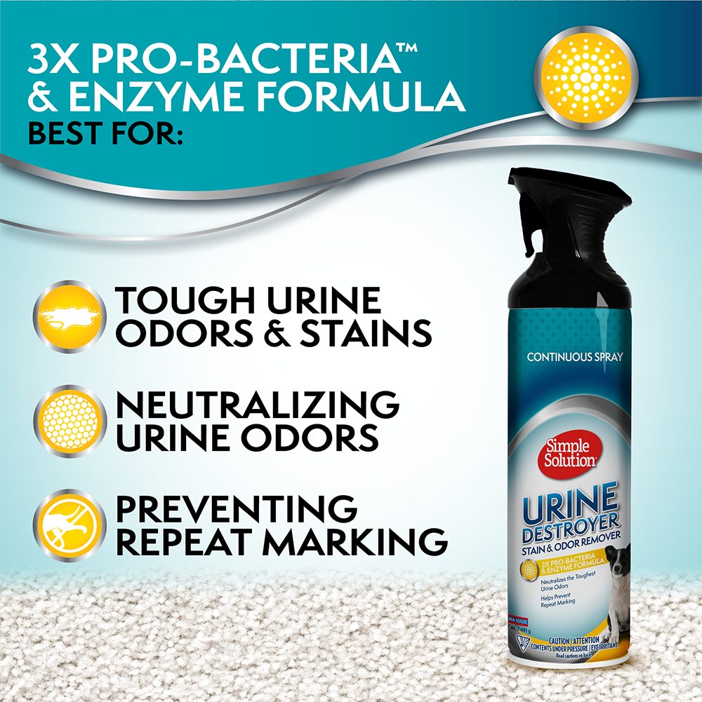 Simple Solution Urine Destroyer Spray Urina Cane Gatto