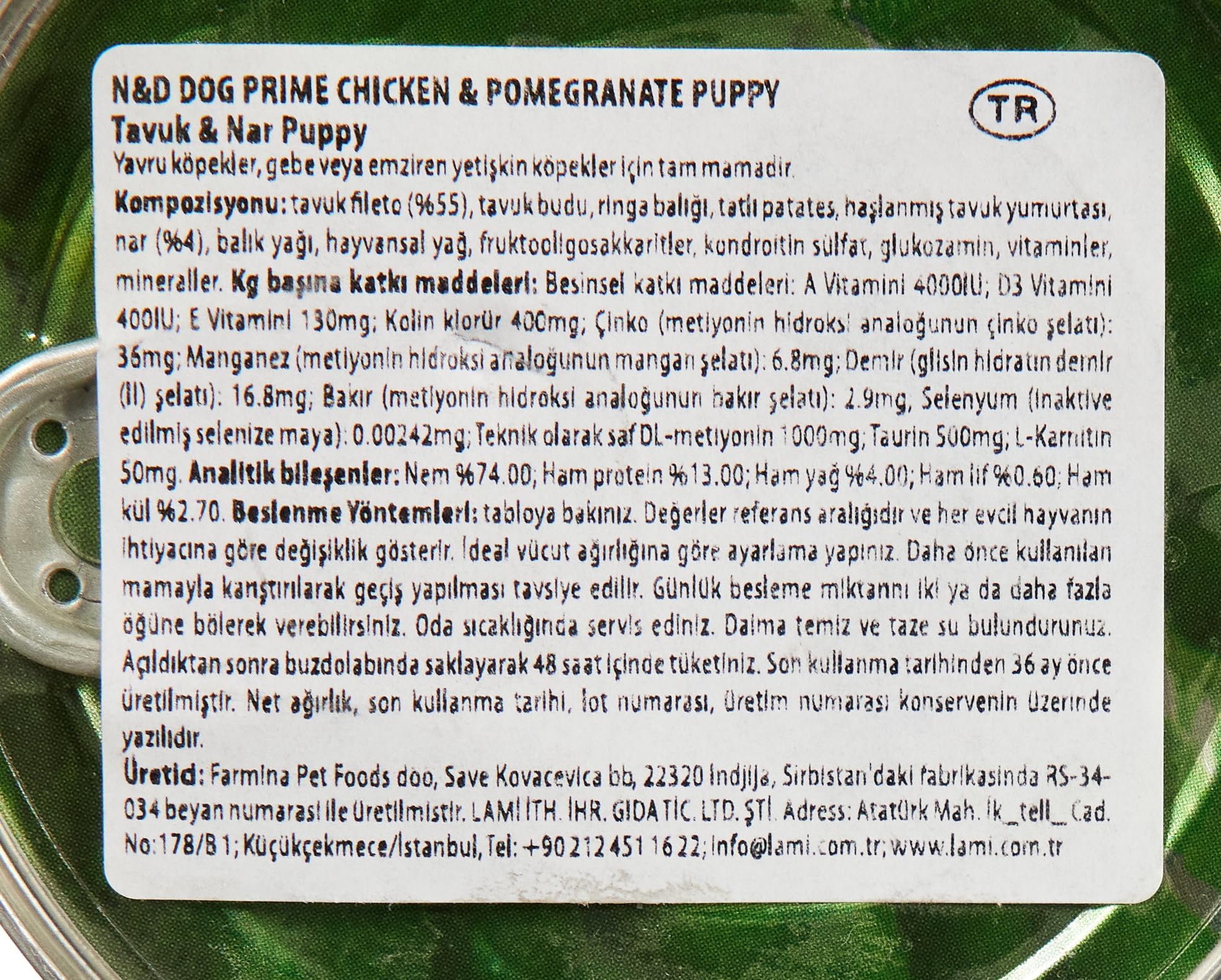 Farmina N&D Prime Pollo Melograno umido cucciolo 285g
