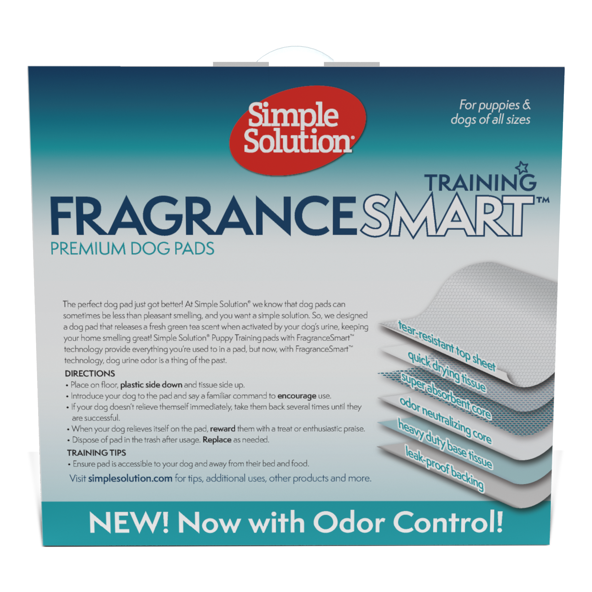 Simple Solution Disposable Pads All Day traversina cani assorbente