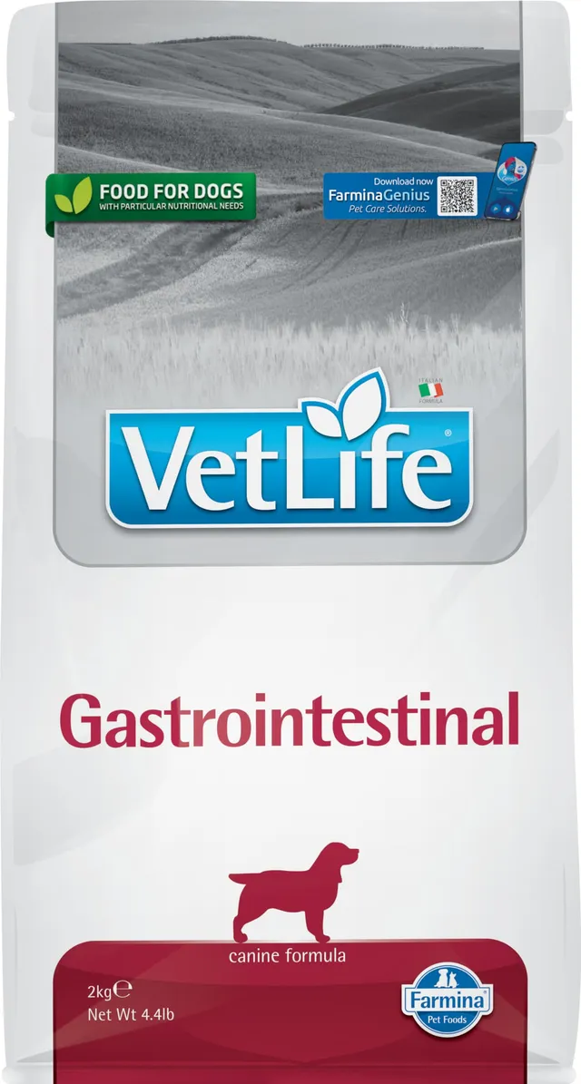 Farmina Vet Life Gastrointestinal crocchette cane Adult 2kg