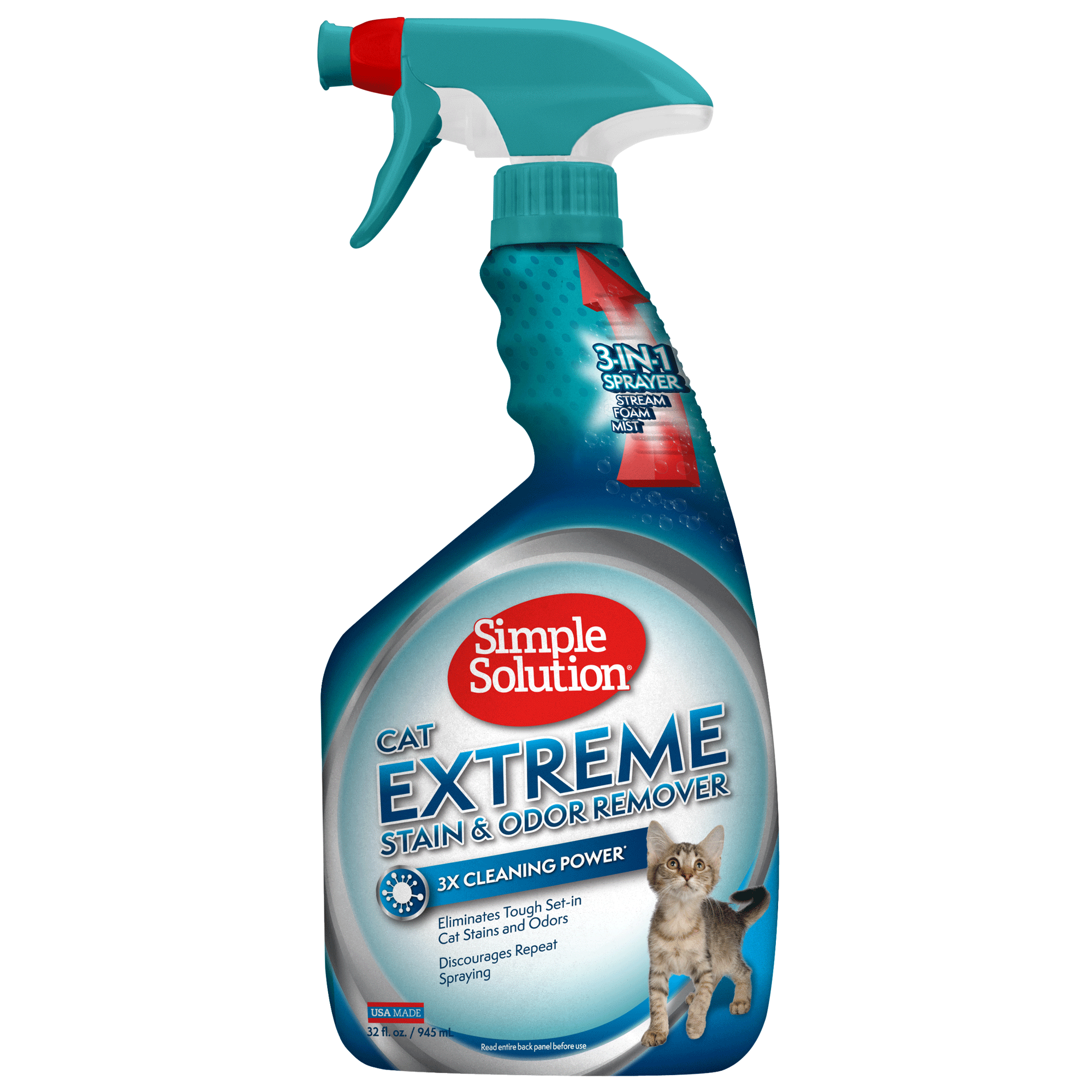 Simple Solution Heavy Duty Extreme Cat smacchiatore urina gatto