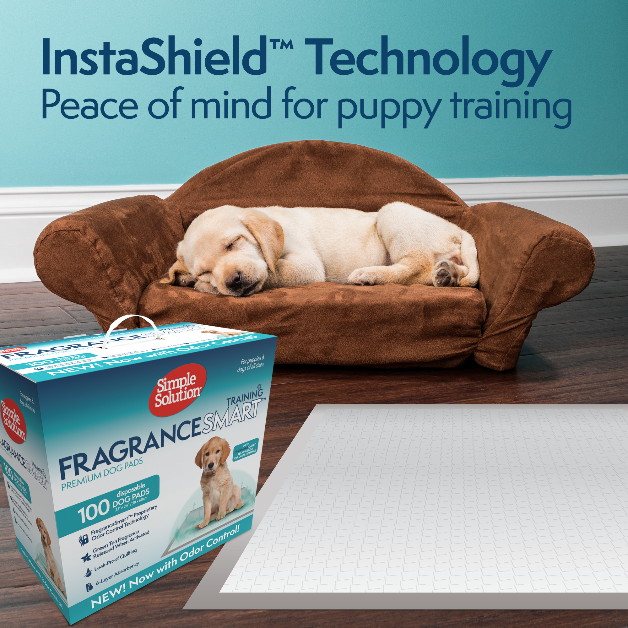 Simple Solution Disposable Pads All Day traversina cani assorbente