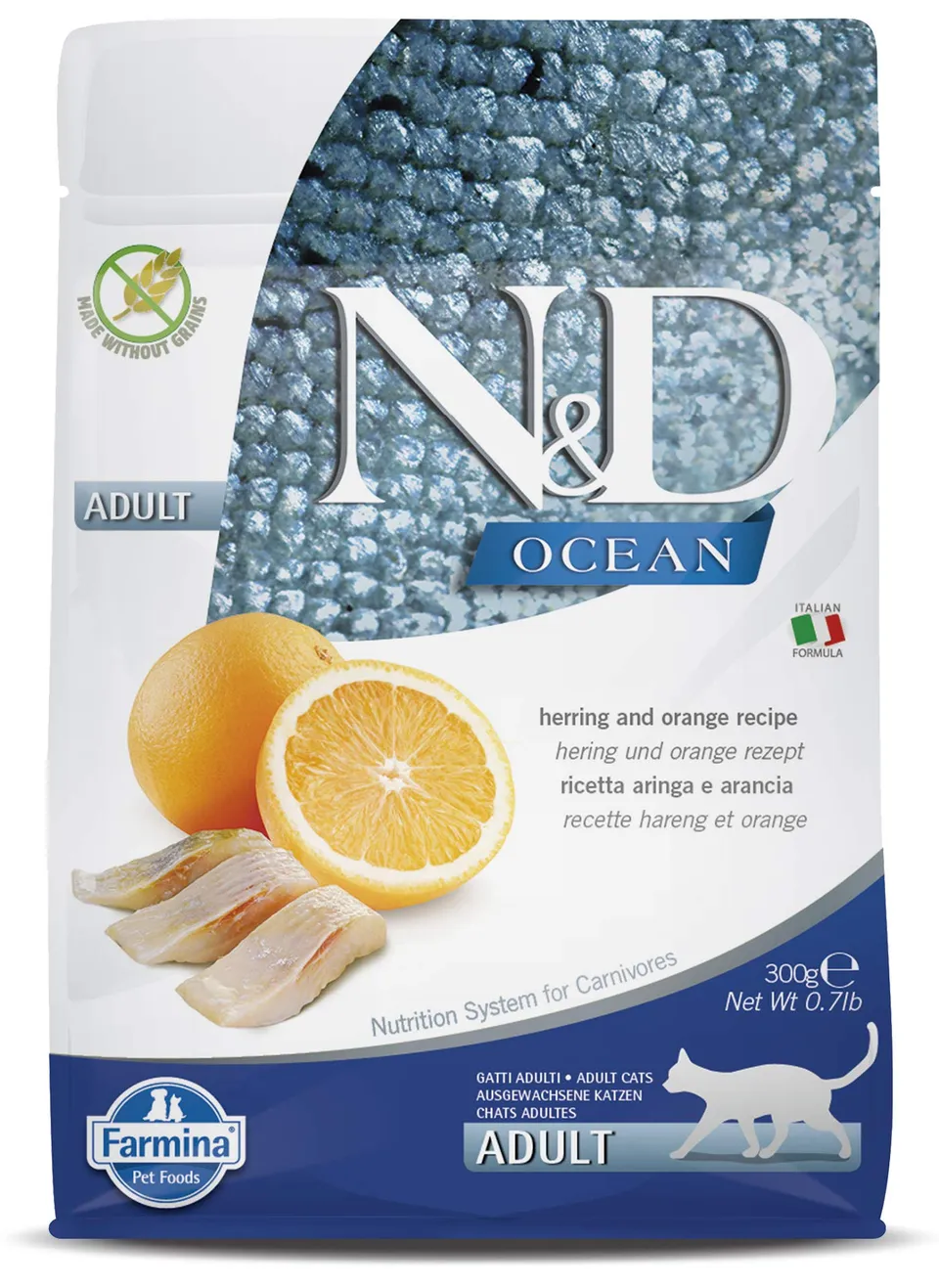 Farmina N&D Prime pesce gatto adult 1,5 kg arancia grainfree