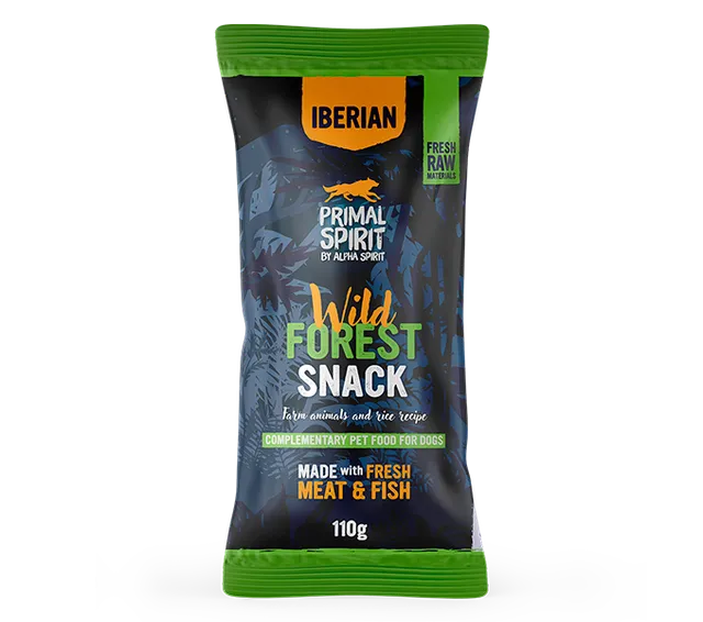Primal Spirit Snacks Wild Forest snack cane tacchino 110 g