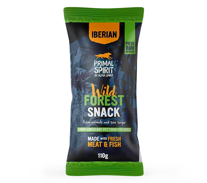 Primal Spirit Snacks Wild Forest snack cane tacchino 110 g