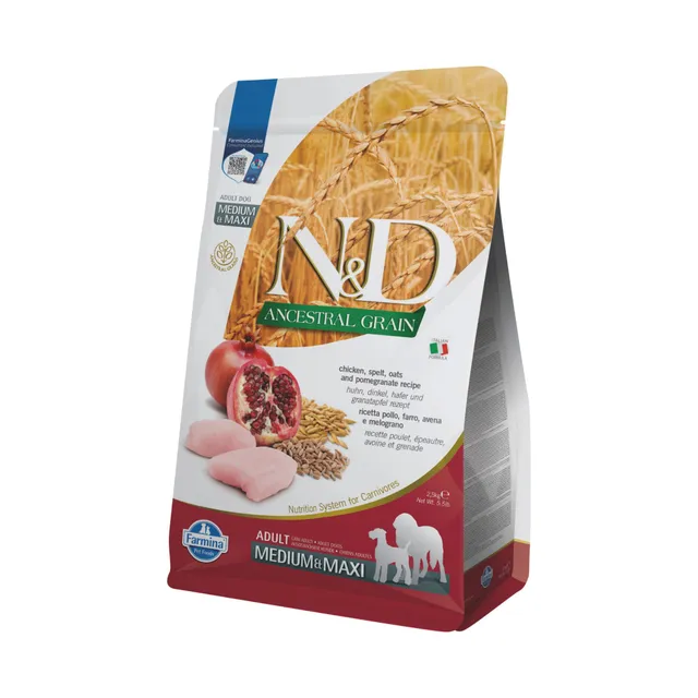 Farmina N&D Ancestral Pollo Melograno Crocchette Adult Medium 2,5kg