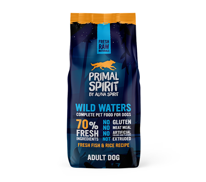 Primal Spirit Wild Waters pack cani pesce pressato a freddo 3 pezzi