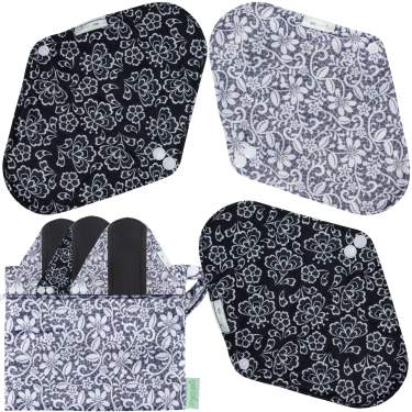 wegreeco For Women assorbenti lavabili donna 6 pezzi con wet bag