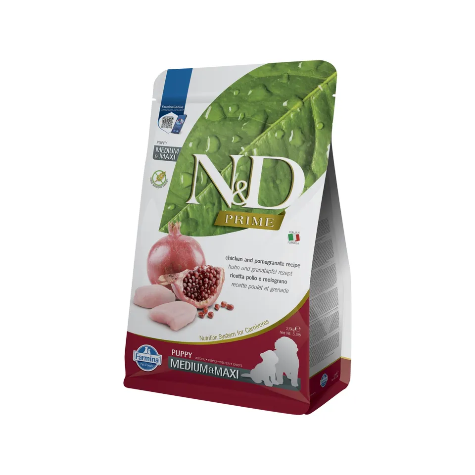 Farmina N&D Prime Chicken Pomegranate Puppy Medium Maxi 2,5 kg