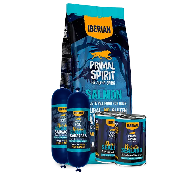 Primal Spirit Packs Iberian Salmon cibo cani salmone