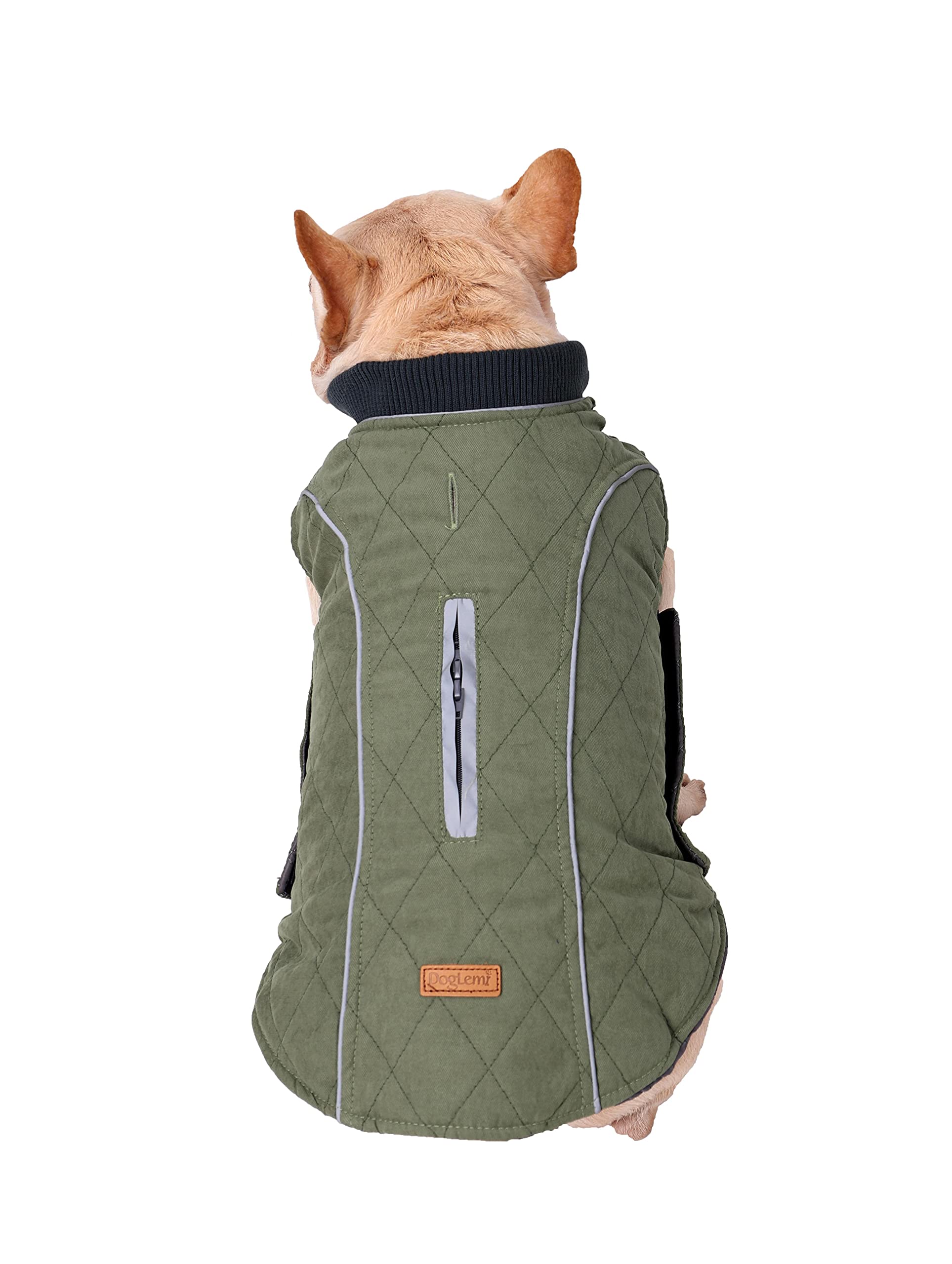 Bepetmia Giubbotto Invernale Cane Verde S Torace 40-52cm