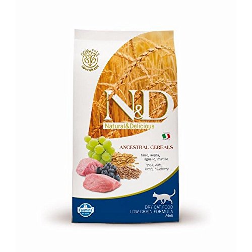 Farmina N&D Ancestral Grain Agnello Cibo Gatti 300g Mirtillo