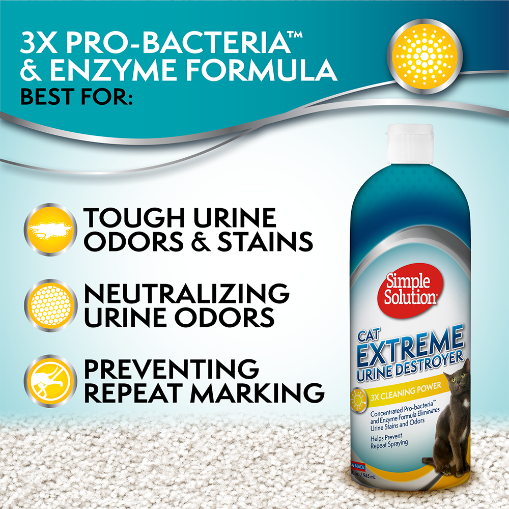 Simple Solution Heavy Duty Removal detergente urina gatto forte