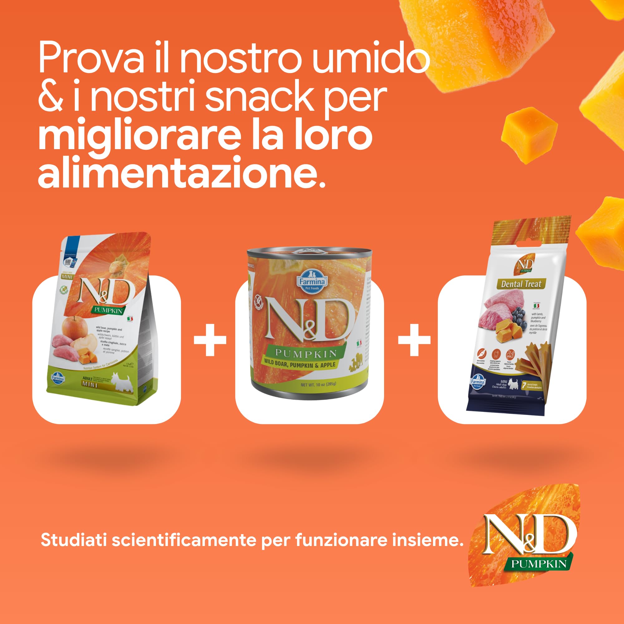 Farmina N&D Pumpkin cinghiale cane mini 7 kg mela zucca