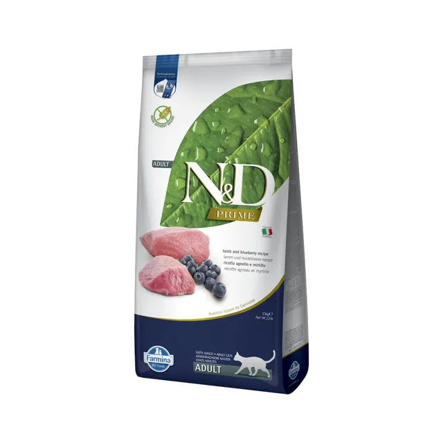Farmina N&D Prime Agnello Mirtillo Crocchette Gatto 300 g