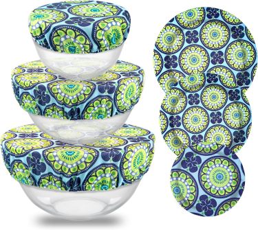 wegreeco Reusable Bowl Covers copriciotole riutilizzabili 3 pezzi