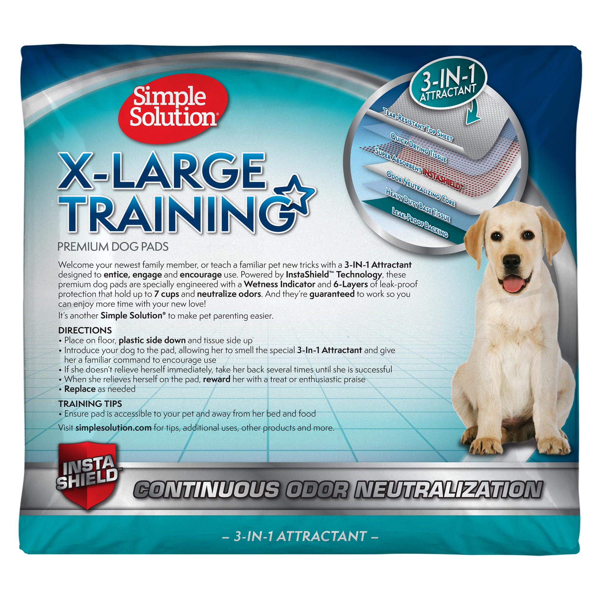 Simple Solution Disposable Pads X-Large tappetini XL 50 pezzi