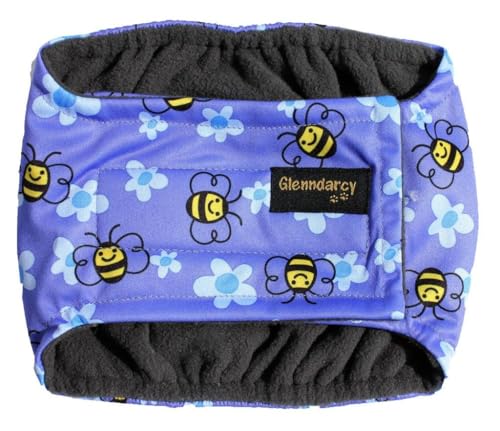 Glenndarcy Dog Belly Bands fascia maschio L motivo api