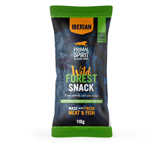 Primal Spirit Snacks Wild Forest snack cane tacchino 110 g