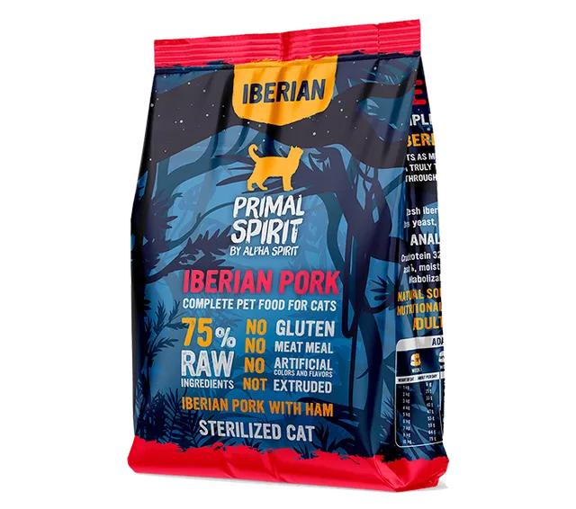 Primal Spirit Iberian Pork crocchette gatti sterilizzati 1 kg