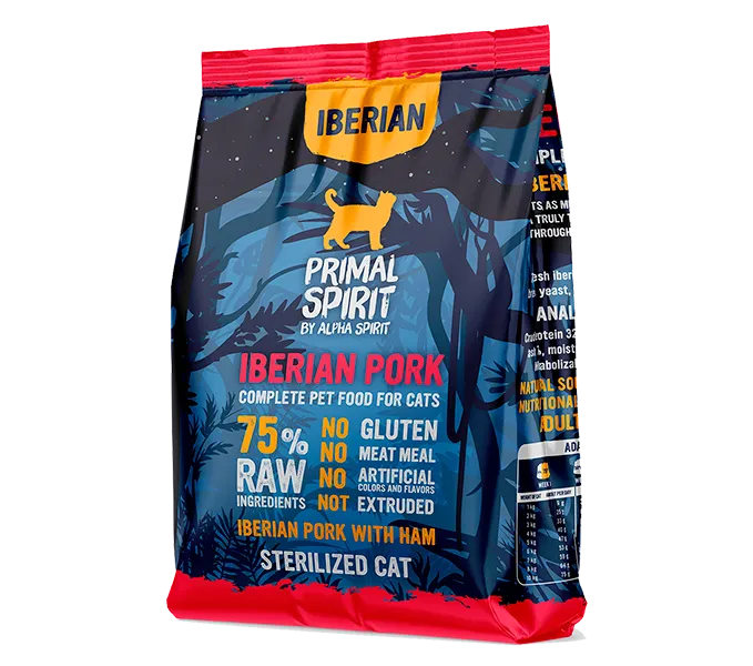 Primal Spirit Iberian Pork crocchette gatti sterilizzati 1 kg